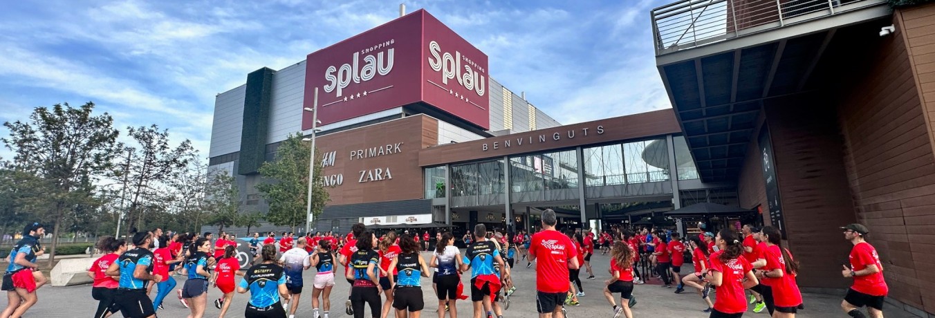 Una de las actividades que promocionan el deporte y la actividad física en el centro comercial Splau