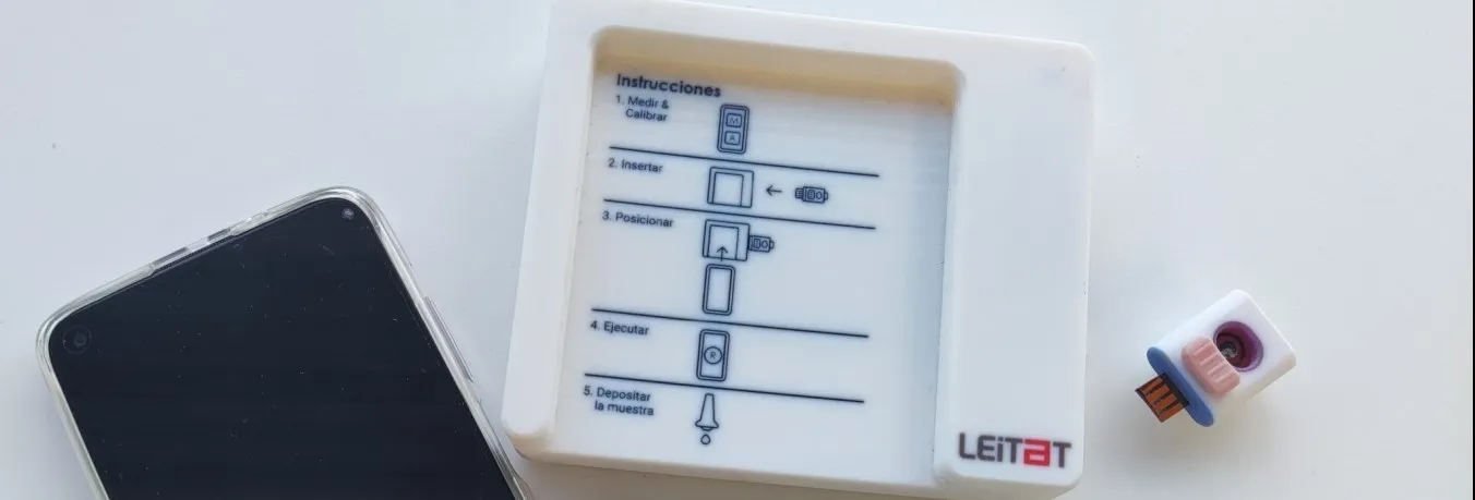 Glucòmetre de saliva desenvolupat per Leitat